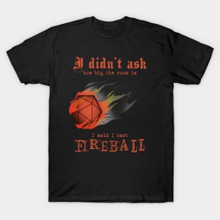 I said I cast Fireball T-Shirt